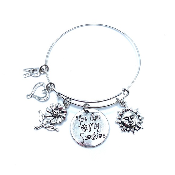 You Are My Sunshine Bracelet May Be Personalized - Picture 4 of 7